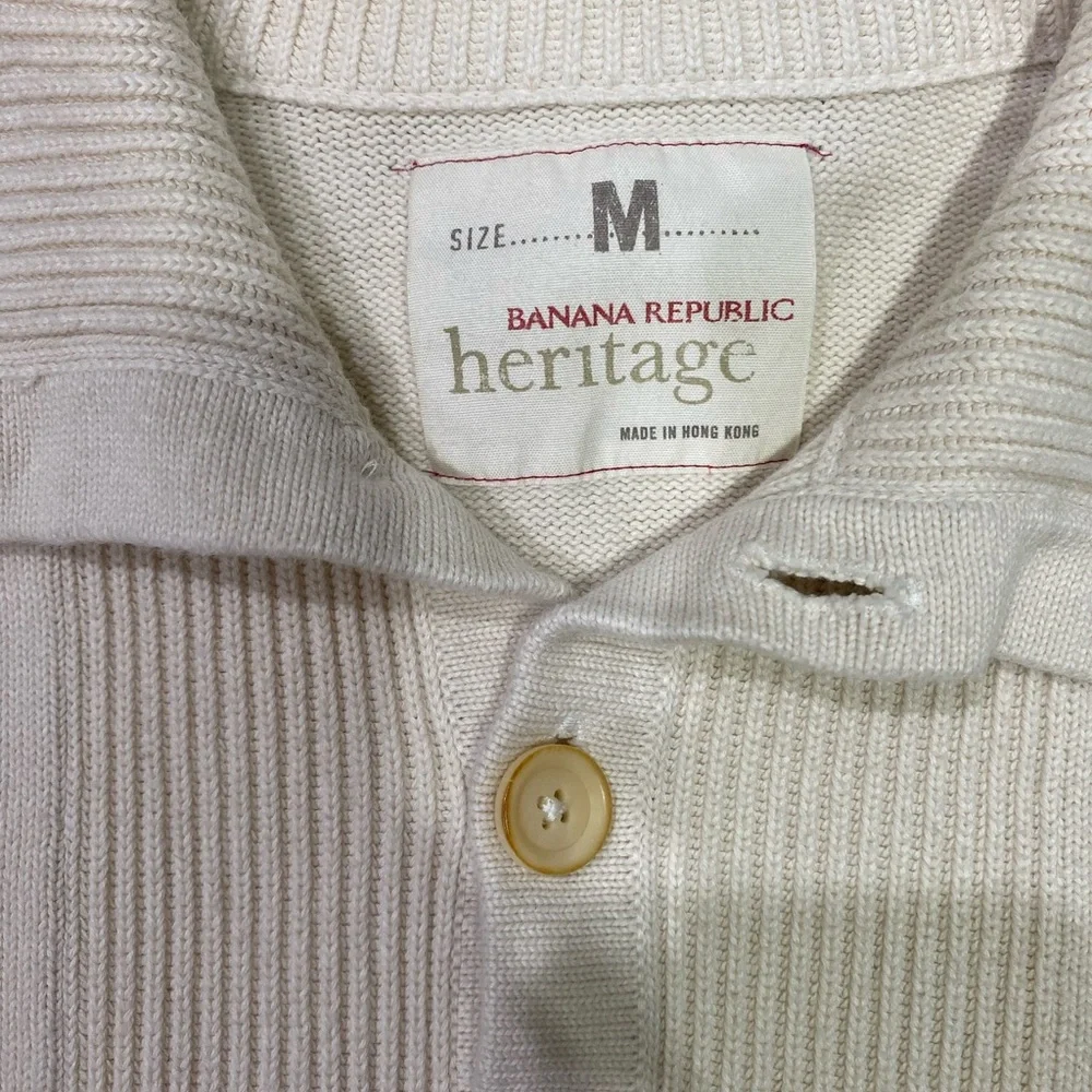 Banana Republic Heritage‎ Collection Men's Cream Sweater